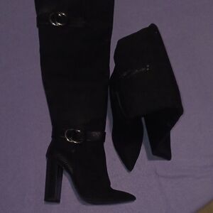 Chic Black Over the Knee Women's Boots